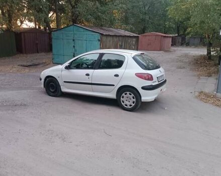 Білий Пежо 206, об'ємом двигуна 1.4 л та пробігом 230 тис. км за 2900 $, фото 5 на Automoto.ua