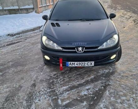 Чорний Пежо 206, об'ємом двигуна 1.4 л та пробігом 380 тис. км за 4200 $, фото 9 на Automoto.ua