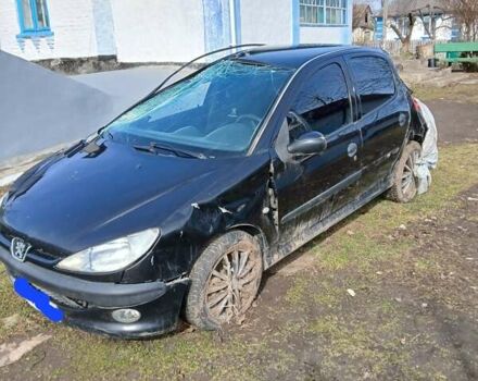Чорний Пежо 206, об'ємом двигуна 1.6 л та пробігом 250 тис. км за 1678 $, фото 1 на Automoto.ua
