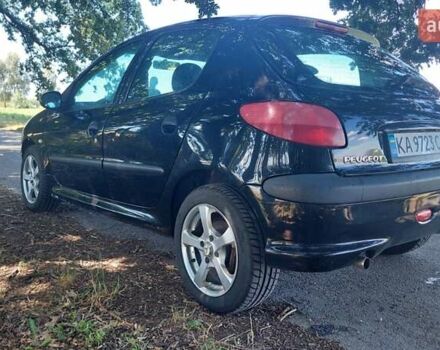 Чорний Пежо 206, об'ємом двигуна 1.6 л та пробігом 204 тис. км за 4300 $, фото 6 на Automoto.ua