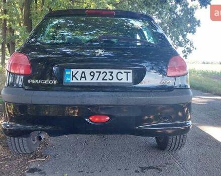 Чорний Пежо 206, об'ємом двигуна 1.6 л та пробігом 204 тис. км за 4300 $, фото 3 на Automoto.ua
