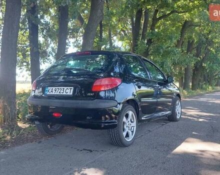 Чорний Пежо 206, об'ємом двигуна 1.6 л та пробігом 204 тис. км за 4300 $, фото 9 на Automoto.ua