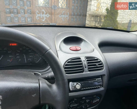 Чорний Пежо 206, об'ємом двигуна 1.36 л та пробігом 225 тис. км за 2600 $, фото 33 на Automoto.ua