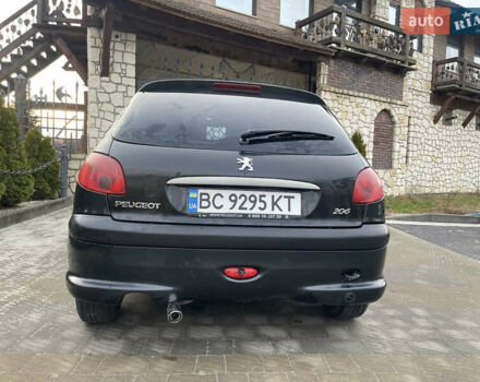 Чорний Пежо 206, об'ємом двигуна 1.36 л та пробігом 225 тис. км за 2600 $, фото 19 на Automoto.ua