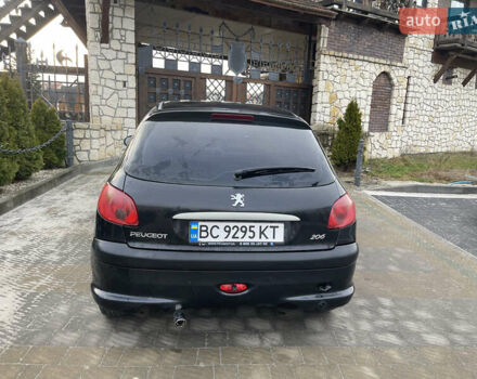 Чорний Пежо 206, об'ємом двигуна 1.36 л та пробігом 225 тис. км за 2600 $, фото 22 на Automoto.ua