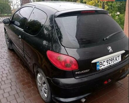 Чорний Пежо 206, об'ємом двигуна 1.4 л та пробігом 150 тис. км за 3000 $, фото 13 на Automoto.ua