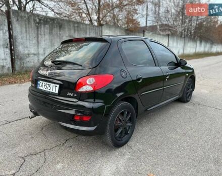 Чорний Пежо 206, об'ємом двигуна 1.4 л та пробігом 263 тис. км за 4300 $, фото 12 на Automoto.ua
