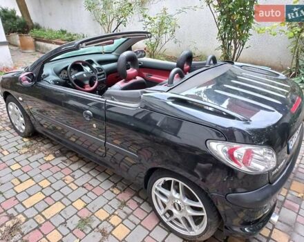 Черный Пежо 206, объемом двигателя 2 л и пробегом 238 тыс. км за 5000 $, фото 3 на Automoto.ua