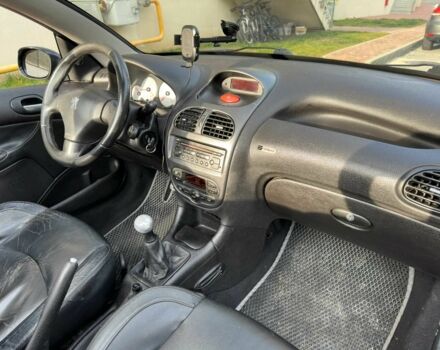 Черный Пежо 206, объемом двигателя 1.6 л и пробегом 230 тыс. км за 4096 $, фото 16 на Automoto.ua