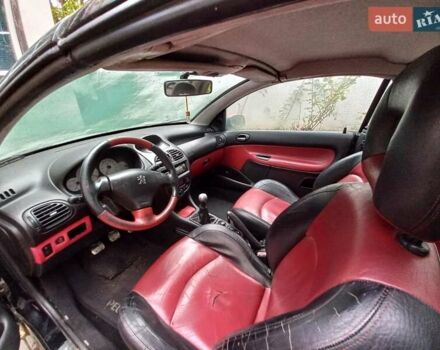 Черный Пежо 206, объемом двигателя 2 л и пробегом 238 тыс. км за 5000 $, фото 10 на Automoto.ua