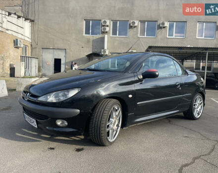 Черный Пежо 206, объемом двигателя 2 л и пробегом 238 тыс. км за 3400 $, фото 1 на Automoto.ua