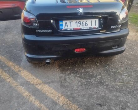 Чорний Пежо 206, об'ємом двигуна 1.6 л та пробігом 3 тис. км за 3500 $, фото 2 на Automoto.ua