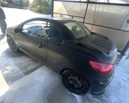Чорний Пежо 206, об'ємом двигуна 2 л та пробігом 199 тис. км за 1200 $, фото 4 на Automoto.ua
