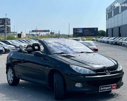 Черный Пежо 206, объемом двигателя 1.6 л и пробегом 134 тыс. км за 3380 $, фото 2 на Automoto.ua