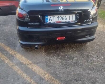 Чорний Пежо 206, об'ємом двигуна 1.59 л та пробігом 37 тис. км за 3500 $, фото 2 на Automoto.ua