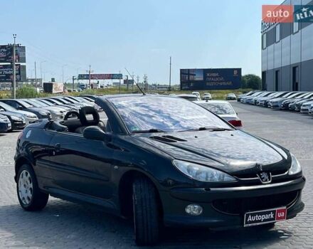 Черный Пежо 206, объемом двигателя 1.6 л и пробегом 134 тыс. км за 3440 $, фото 2 на Automoto.ua