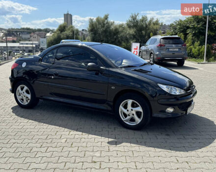 Черный Пежо 206, объемом двигателя 1.6 л и пробегом 172 тыс. км за 4800 $, фото 6 на Automoto.ua
