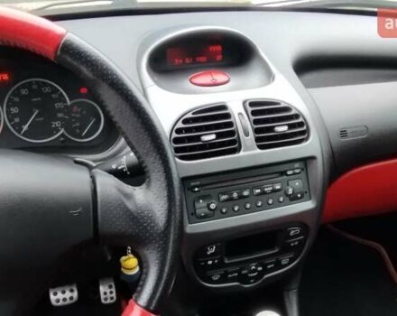 Черный Пежо 206, объемом двигателя 1.59 л и пробегом 216 тыс. км за 3800 $, фото 8 на Automoto.ua