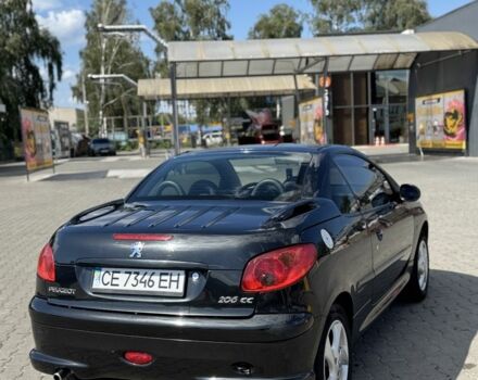 Черный Пежо 206, объемом двигателя 1.6 л и пробегом 175 тыс. км за 4700 $, фото 2 на Automoto.ua