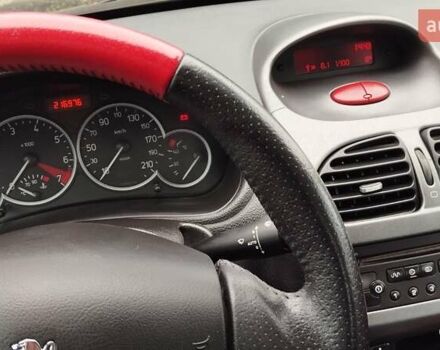 Черный Пежо 206, объемом двигателя 1.59 л и пробегом 216 тыс. км за 3800 $, фото 7 на Automoto.ua