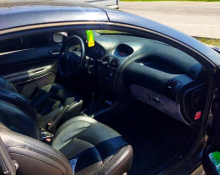 Черный Пежо 206, объемом двигателя 1.6 л и пробегом 236 тыс. км за 2200 $, фото 8 на Automoto.ua