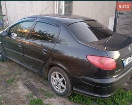 Чорний Пежо 206, об'ємом двигуна 1.36 л та пробігом 260 тис. км за 3850 $, фото 2 на Automoto.ua