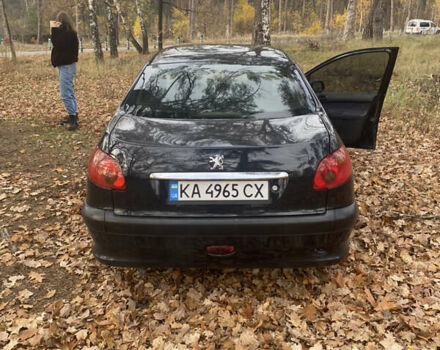 Черный Пежо 206, объемом двигателя 1.4 л и пробегом 148 тыс. км за 2100 $, фото 6 на Automoto.ua