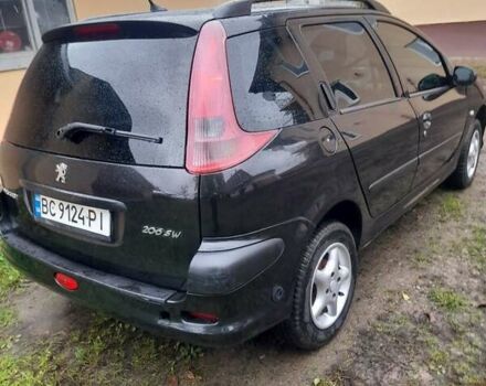 Черный Пежо 206, объемом двигателя 1.4 л и пробегом 286 тыс. км за 3160 $, фото 14 на Automoto.ua