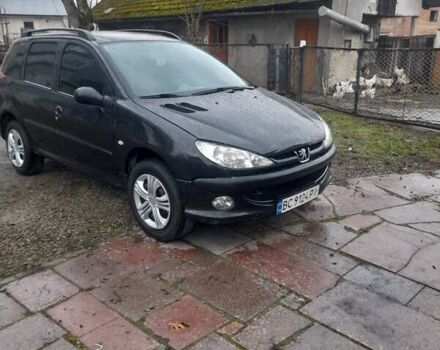 Черный Пежо 206, объемом двигателя 1.4 л и пробегом 298 тыс. км за 2896 $, фото 1 на Automoto.ua