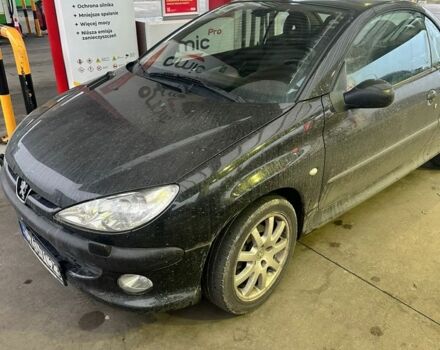 Черный Пежо 206, объемом двигателя 2 л и пробегом 190 тыс. км за 1772 $, фото 1 на Automoto.ua