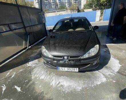 Чорний Пежо 206, об'ємом двигуна 2 л та пробігом 199 тис. км за 1500 $, фото 1 на Automoto.ua