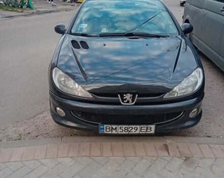 Чорний Пежо 206, об'ємом двигуна 1.6 л та пробігом 250 тис. км за 3000 $, фото 1 на Automoto.ua
