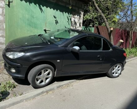 Чорний Пежо 206, об'ємом двигуна 1.6 л та пробігом 290 тис. км за 2500 $, фото 1 на Automoto.ua