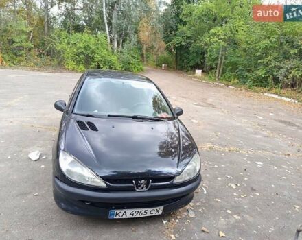 Чорний Пежо 206, об'ємом двигуна 1.36 л та пробігом 145 тис. км за 2800 $, фото 1 на Automoto.ua