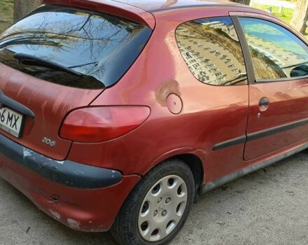Червоний Пежо 206, об'ємом двигуна 1.4 л та пробігом 265 тис. км за 1999 $, фото 2 на Automoto.ua