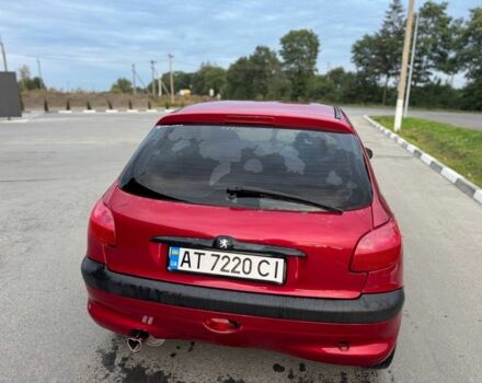 Красный Пежо 206, объемом двигателя 1.4 л и пробегом 236 тыс. км за 1900 $, фото 5 на Automoto.ua