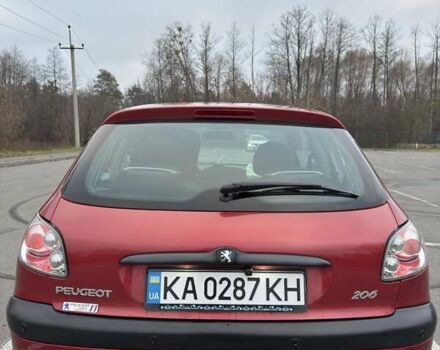 Красный Пежо 206, объемом двигателя 1.4 л и пробегом 179 тыс. км за 3600 $, фото 22 на Automoto.ua
