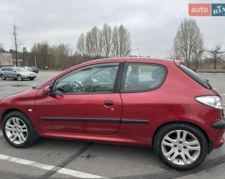 Красный Пежо 206, объемом двигателя 1.4 л и пробегом 179 тыс. км за 3600 $, фото 9 на Automoto.ua