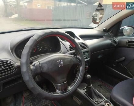 Красный Пежо 206, объемом двигателя 1.87 л и пробегом 315 тыс. км за 2700 $, фото 6 на Automoto.ua