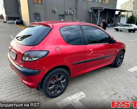 Червоний Пежо 206, об'ємом двигуна 1.1 л та пробігом 125 тис. км за 3500 $, фото 3 на Automoto.ua