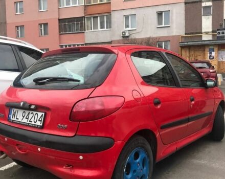 Красный Пежо 206, объемом двигателя 0 л и пробегом 3 тыс. км за 1400 $, фото 1 на Automoto.ua