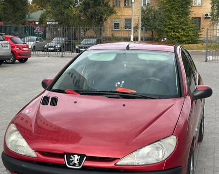 Червоний Пежо 206, об'ємом двигуна 1.59 л та пробігом 195 тис. км за 3800 $, фото 12 на Automoto.ua