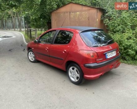Красный Пежо 206, объемом двигателя 1.4 л и пробегом 221 тыс. км за 3300 $, фото 10 на Automoto.ua