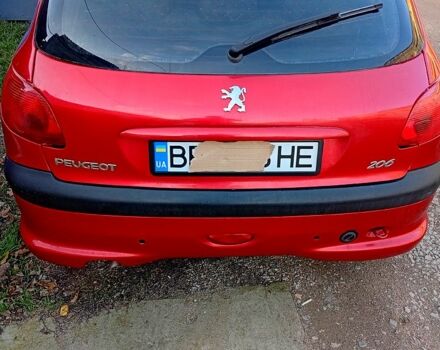Червоний Пежо 206, об'ємом двигуна 1.4 л та пробігом 167 тис. км за 3300 $, фото 3 на Automoto.ua