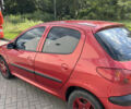 Красный Пежо 206, объемом двигателя 1.4 л и пробегом 180 тыс. км за 3350 $, фото 9 на Automoto.ua