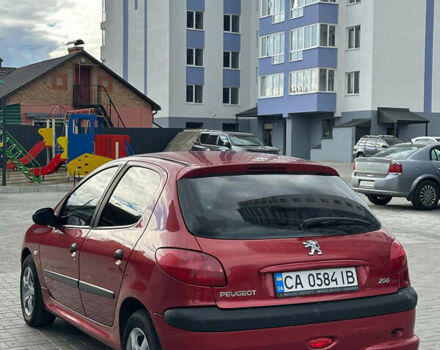 Червоний Пежо 206, об'ємом двигуна 1.59 л та пробігом 195 тис. км за 3800 $, фото 9 на Automoto.ua