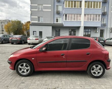 Красный Пежо 206, объемом двигателя 1.6 л и пробегом 195 тыс. км за 3750 $, фото 9 на Automoto.ua