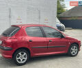 Червоний Пежо 206, об'ємом двигуна 1.59 л та пробігом 195 тис. км за 3800 $, фото 4 на Automoto.ua