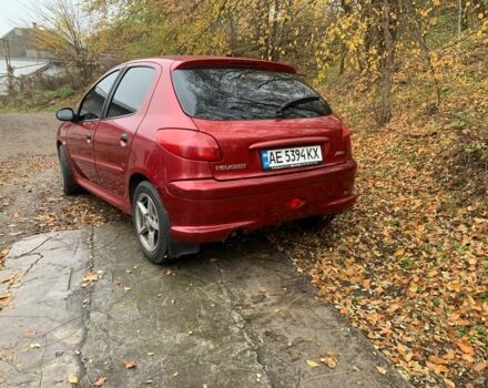 Червоний Пежо 206, об'ємом двигуна 1.6 л та пробігом 218 тис. км за 3500 $, фото 6 на Automoto.ua
