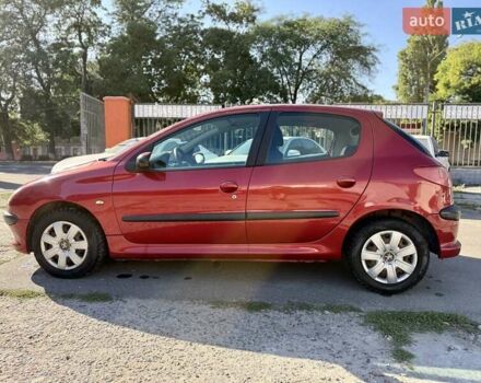 Червоний Пежо 206, об'ємом двигуна 0 л та пробігом 133 тис. км за 2500 $, фото 10 на Automoto.ua
